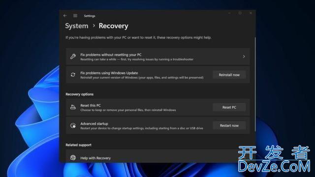 Win11 Recovery Tool恢复工具初上手:WindowsUpdate方式安装新系统