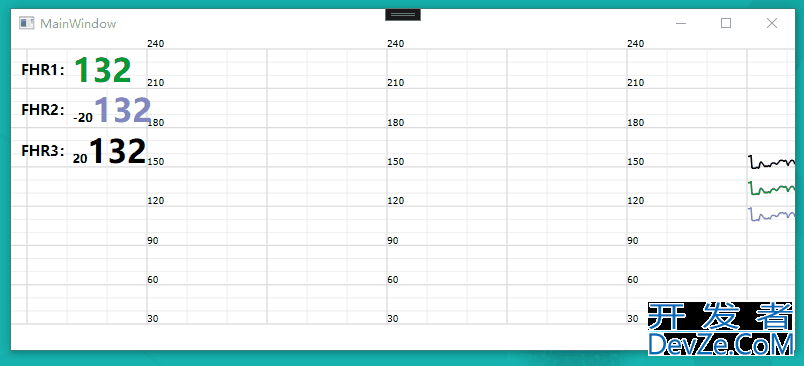 WPF实时绘制心率曲线的示例详解