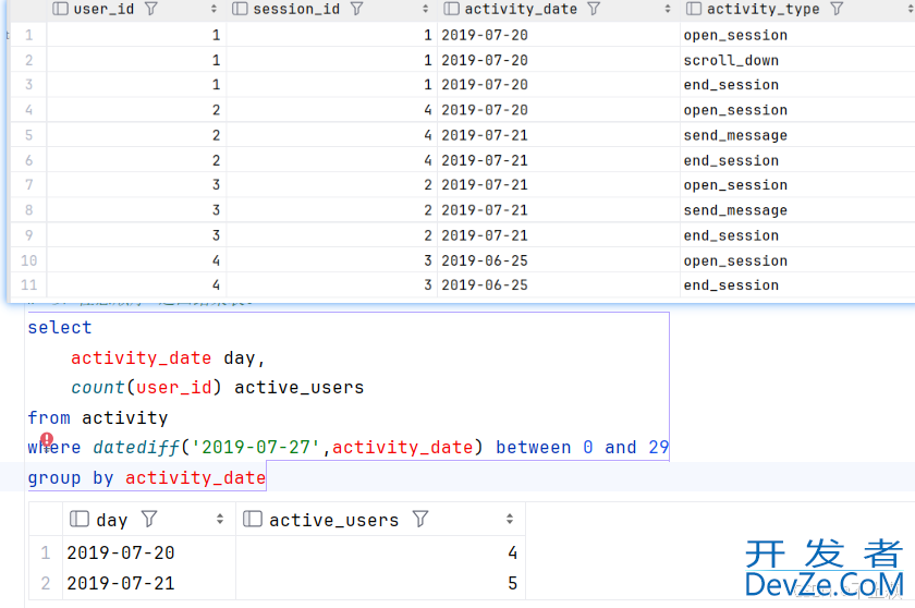 MySQL 聚合函数、分组查询、时间函数详解