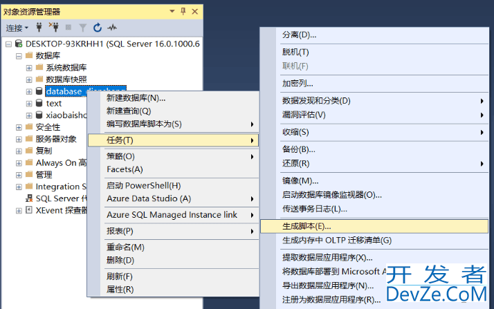 sql server导入、导出数据库详细步骤记录