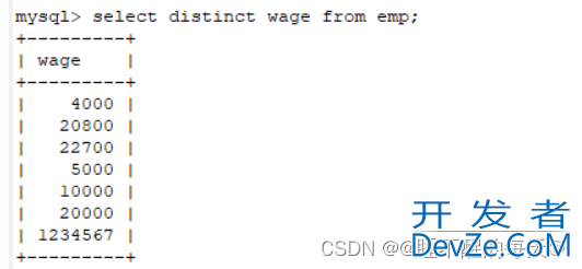 SQL中distinct去重关键字使用和count统计组合使用方法