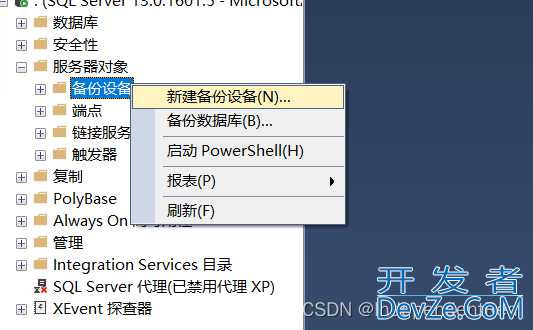 SQL Server数据库备份与还原完整操作案例