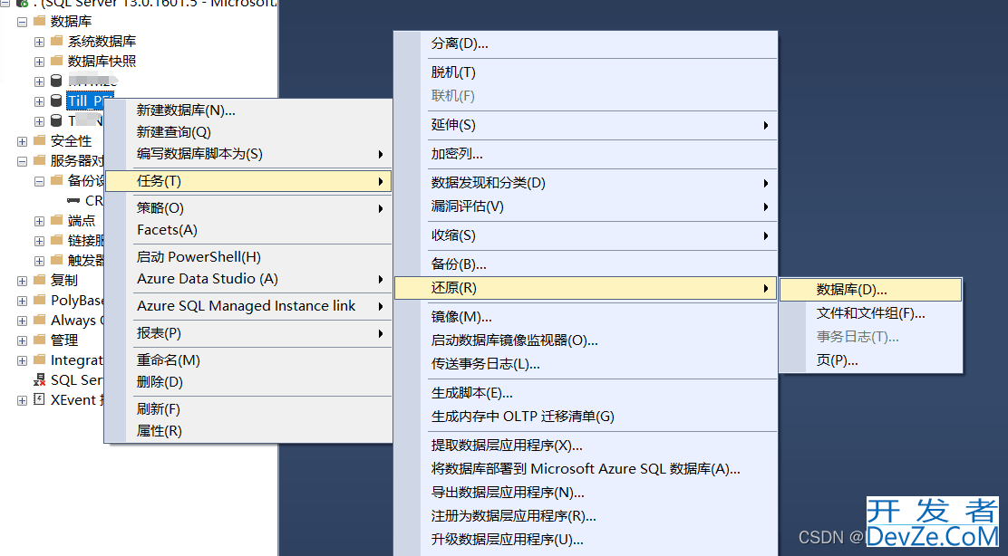 SQL Server数据库备份与还原完整操作案例