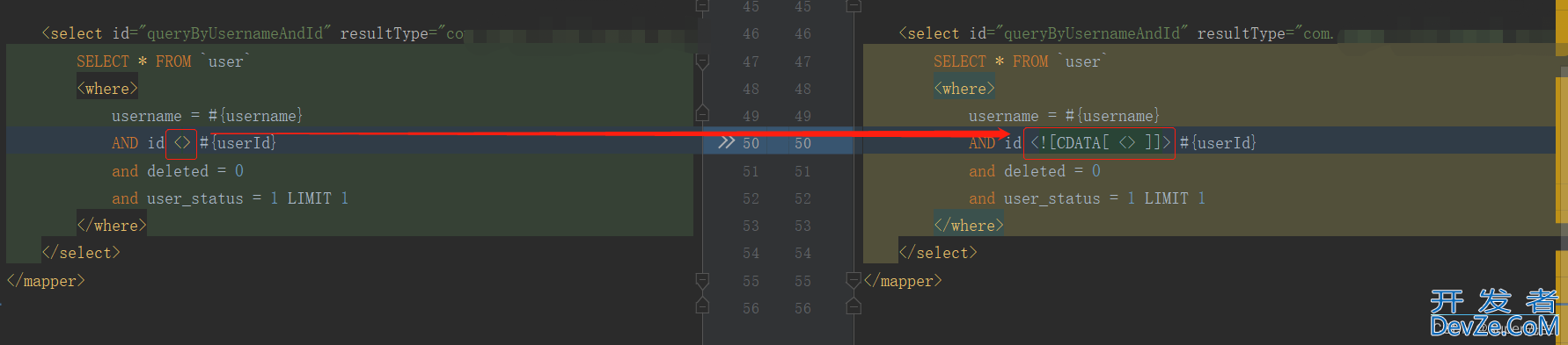 sql中＜![CDATA[]]＞的具体使用详解