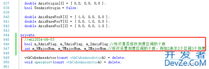 C++中VTK9.3.0刻度标签重叠的问题记录