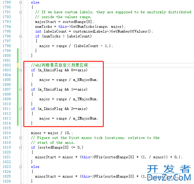 C++中VTK9.3.0刻度标签重叠的问题记录