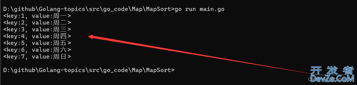 Golang Map类型的使用(增删查改)