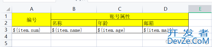 Springboot使用jxls实现excel模板导出excel方式