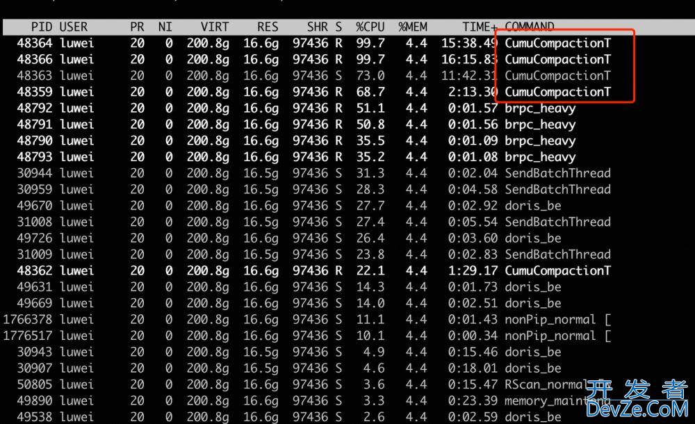 Apache Doris 中Compaction问题分析和典型案例分析