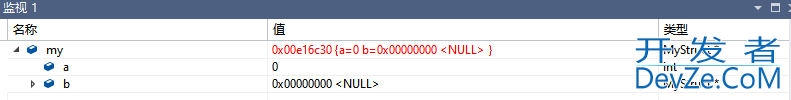 c++中new一个结构体初始化过程