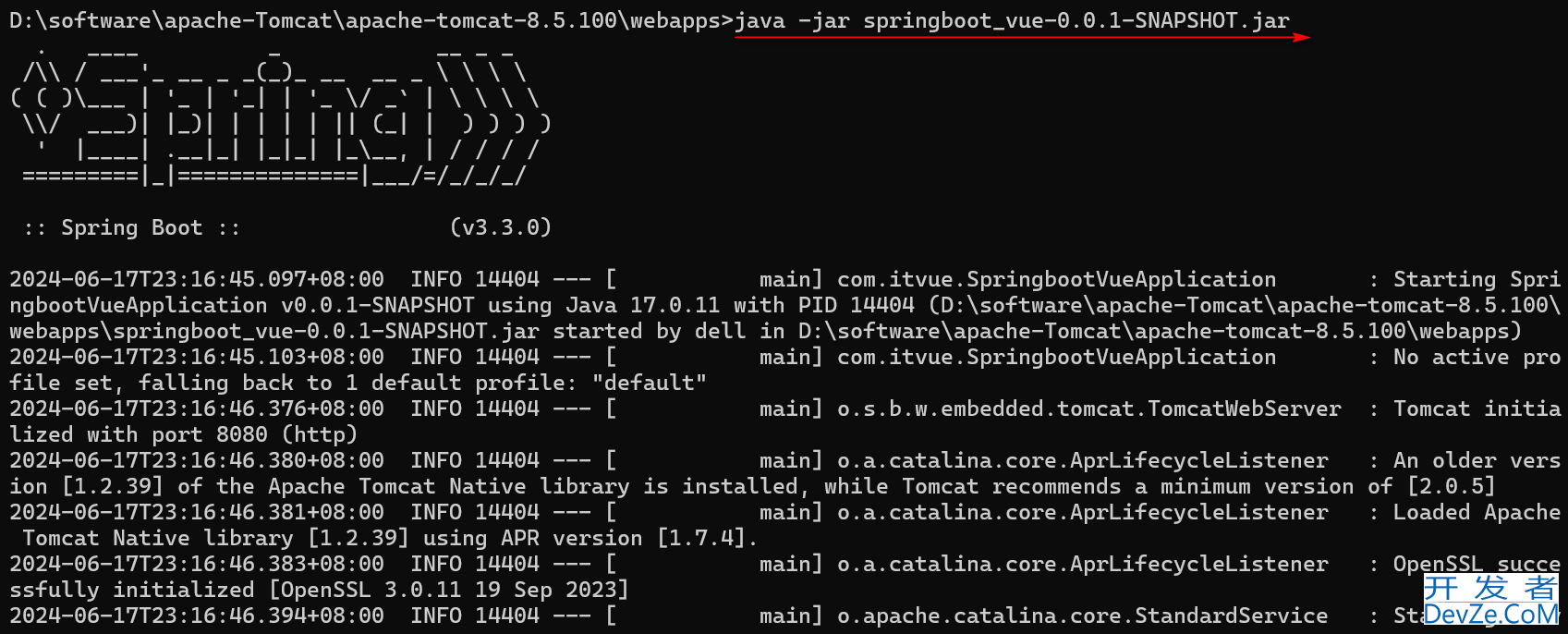 springboot项目打包并部署到Tomcat上及报错处理方案