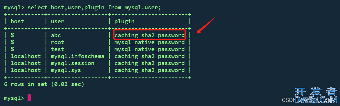 Mysql8.0密码问题mysql_native_password和caching_sha2_password详解