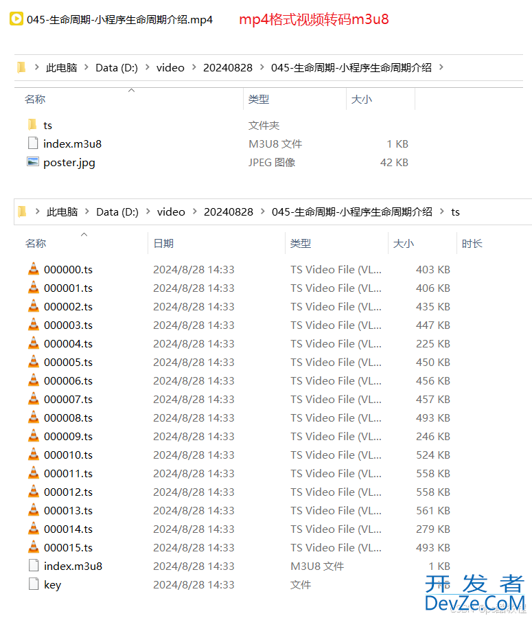 SpringBoot使用FFmpeg实现M3U8切片转码播放