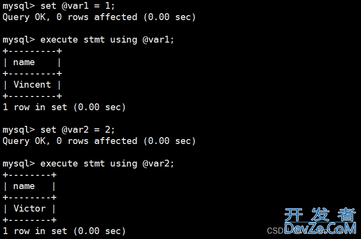 MySQL Prepared语句的具体使用