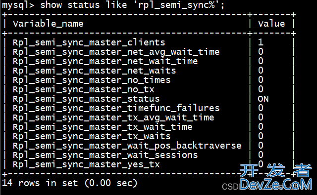 MySQL 半同步复制的实现