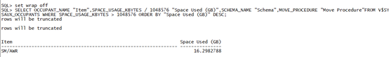 Oracle SYSAUX表空间使用率过高的处理办法