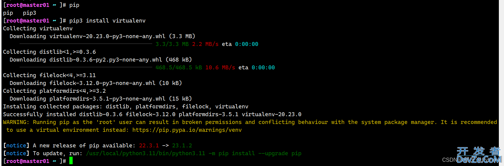 Python虚拟环境virtualenv安装的详细教程保姆级(Windows和linux)