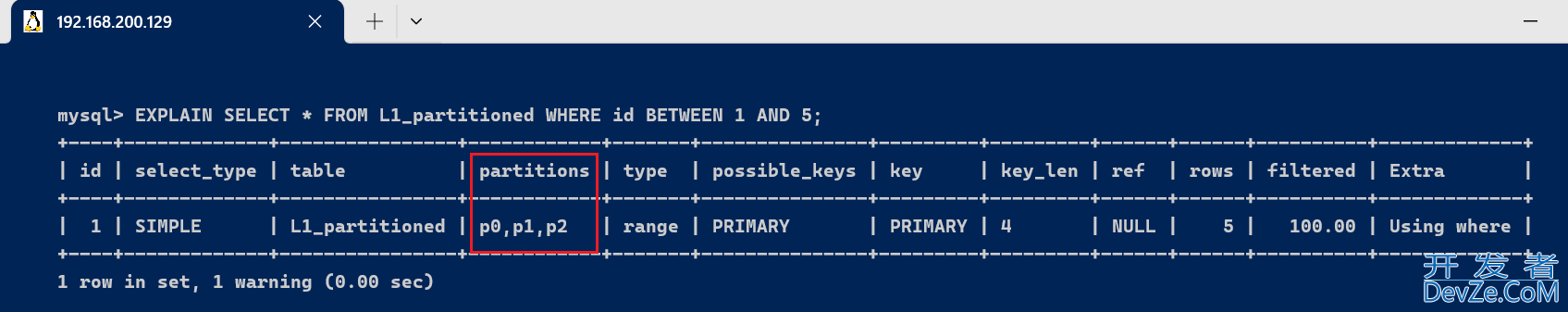 MySQL中EXPLAIN的/基本使用及字段详解