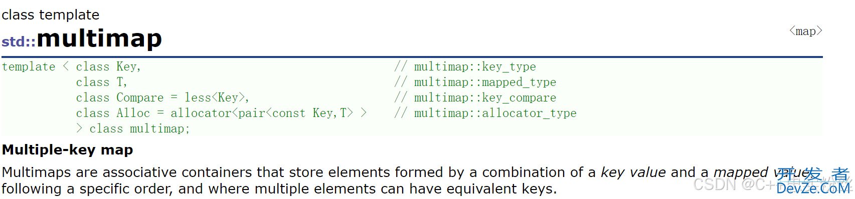 C++map,set,multiset,multimap详细解析