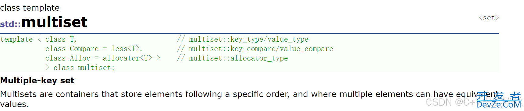 C++map,set,multiset,multimap详细解析