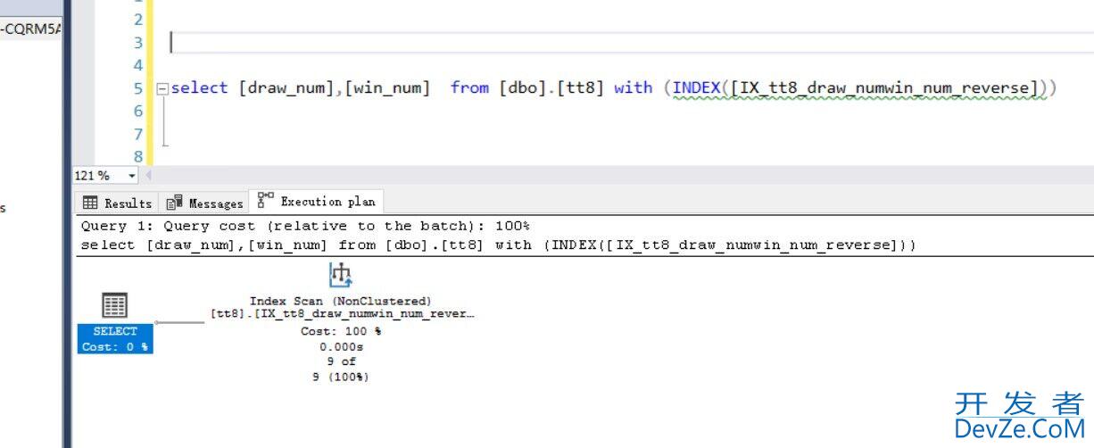 SQL Server的Descending Indexes降序索引实例展示