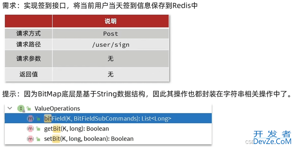 Redis实现用户签到的示例代码