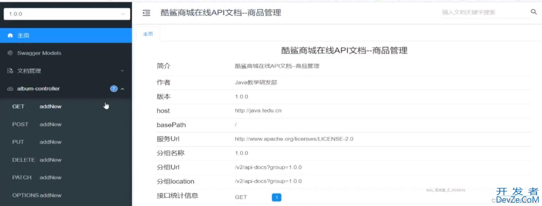 SpringBoot Knife4j框架&Knife4j的显示内容的配置方式