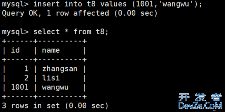 MySQL中关于表的约束