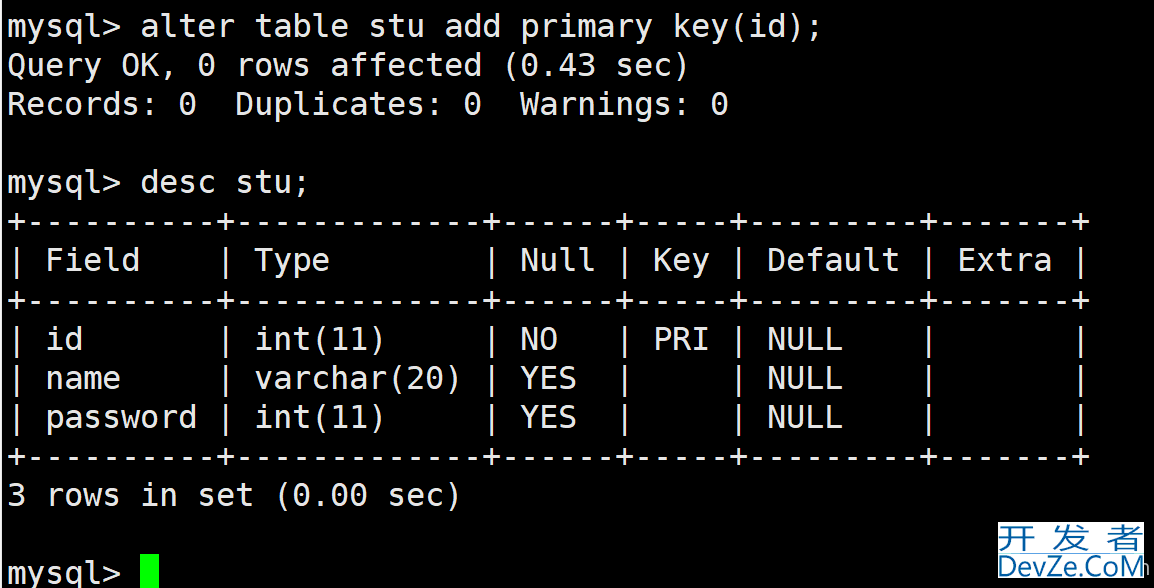 MySQL数据库之表的约束图文详解