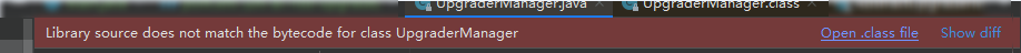 解决Idea查看源代码警告Library source does not match the bytecode for class XXX问题