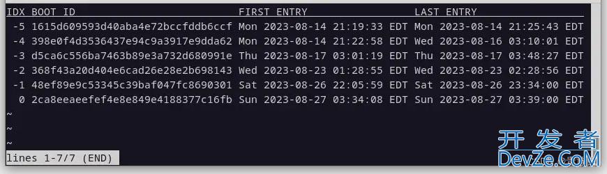 Linux系统中检查系统重启记录方案