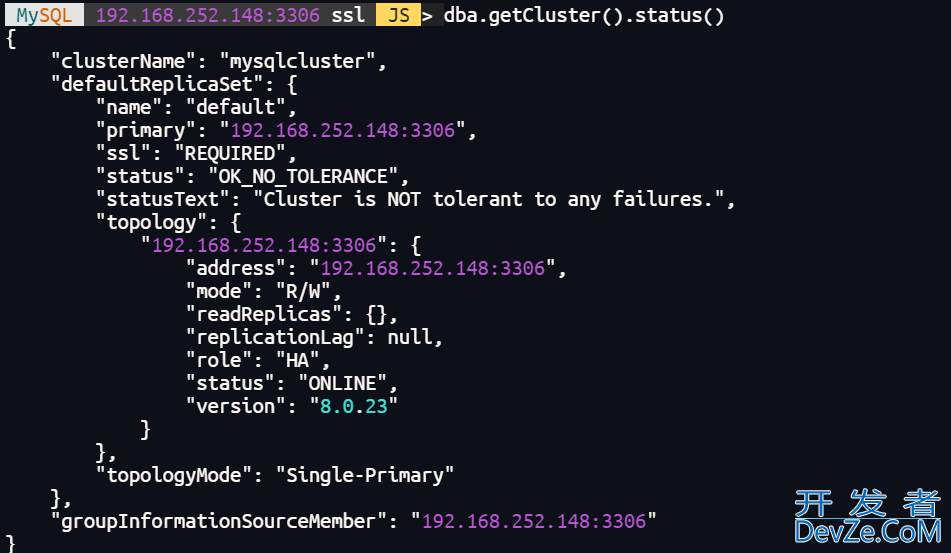 MySQL8.0高可用MIC的实现