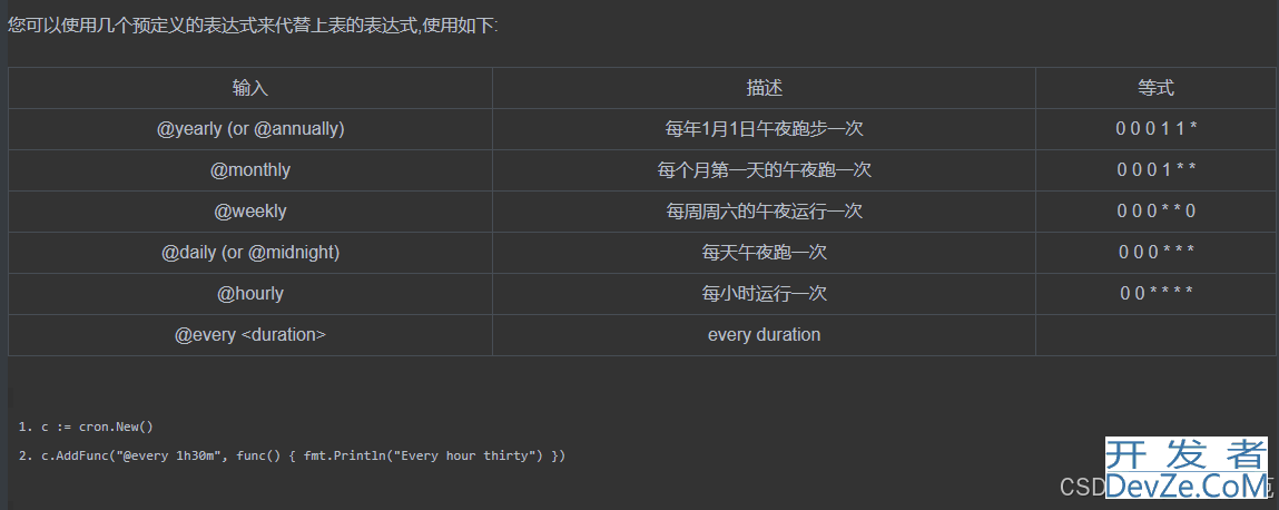 详解Go语言中如何创建Cron定时任务