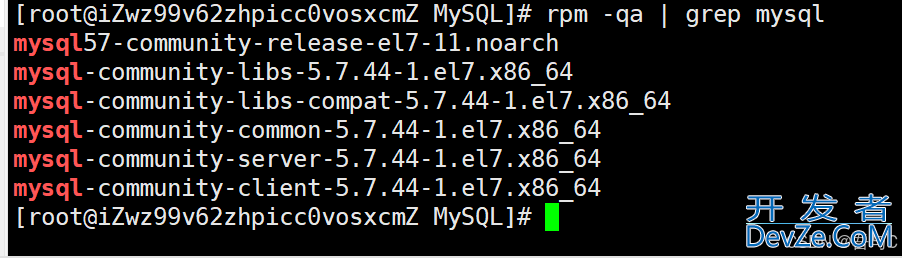 MySQL在Centos7环境安装的完整步骤记录