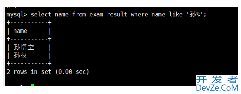 MySQL表的基本查询详细图文教程