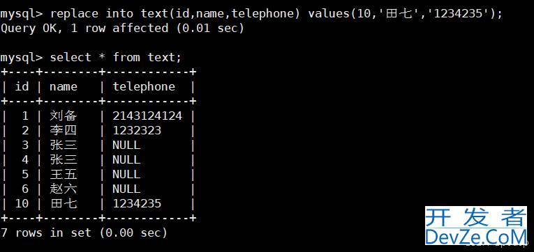 MySQL表的基本查询详细图文教程