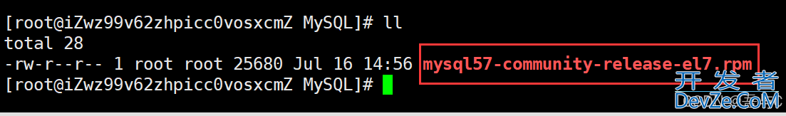 MySQL在Centos7环境安装的完整步骤记录