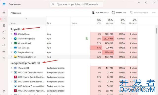 Win11 24H2又出Bug! KB5044384导致任务管理器进程分组计数为0