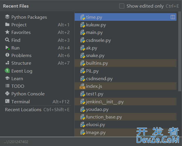 Pycharm 常用快捷键大全(全网最全)