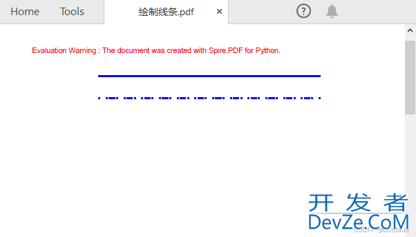 Python实现在PDF中绘制形状