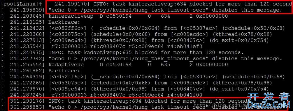 linux报错INFO:task xxxxxx:634 blocked for more than 120 seconds.三种解决方式