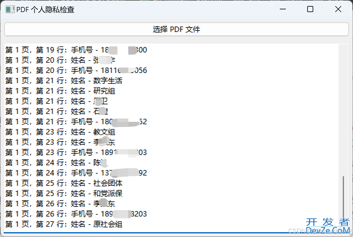 Python如何实现PDF隐私信息检测