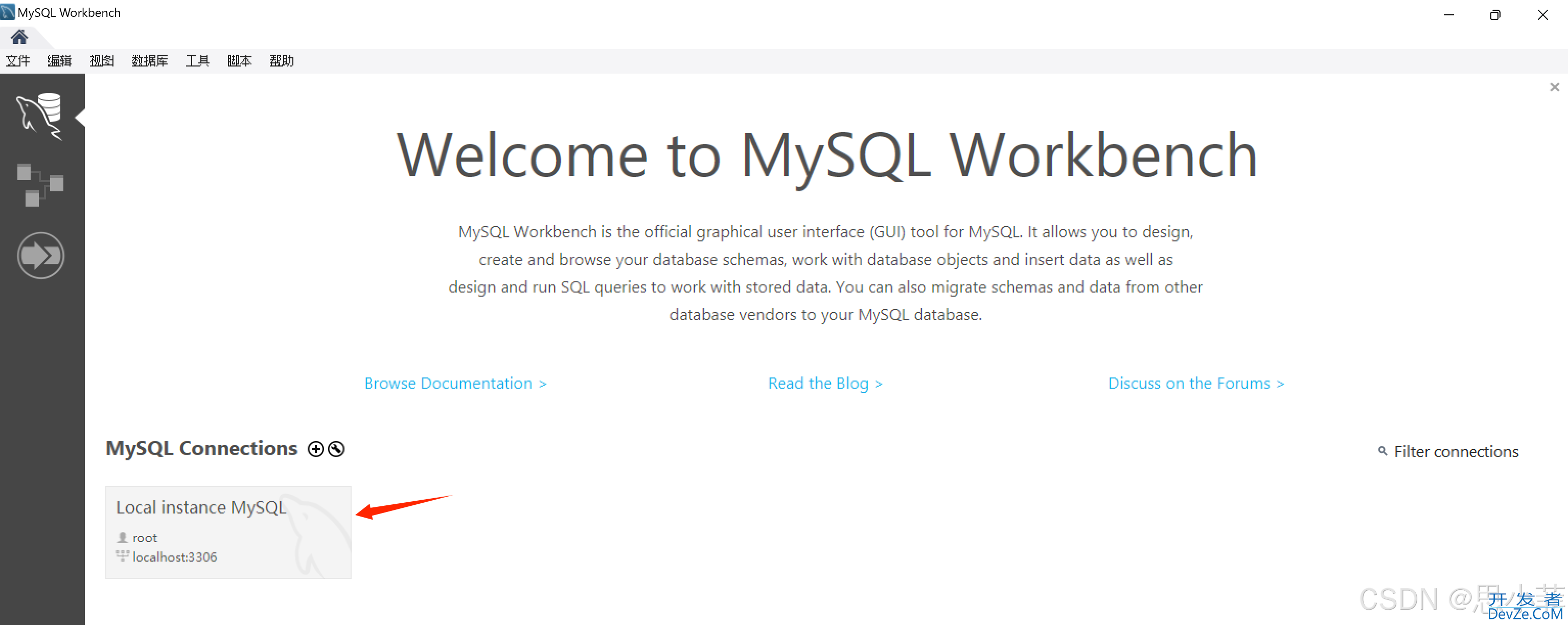 MySQL Workbench基本使用示例详解